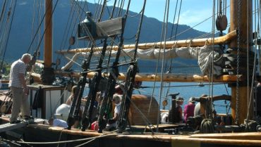 Galeasen Svanhild på Eikefjorddagane