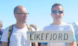 Eikefjord på Breimstafetten