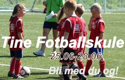 Tine Fotballskule i Eikefjorden andre veka i skuleferien
