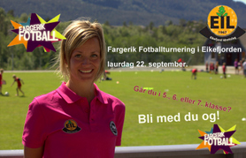 Fargerik Fotballturnering laurdag 22. sept