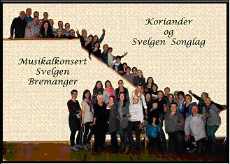 Koriander og Svelgen songlag med samarbeidsprosjekt!