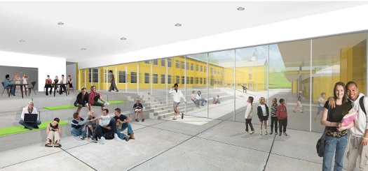 2012 Eikefjord skule vestibyle