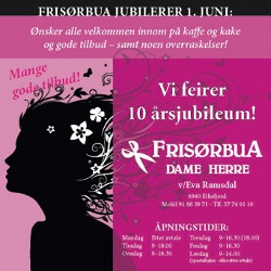 Frisørbua feirer 10 år