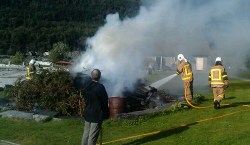Brannutrykning til kyrkja